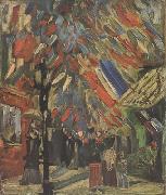 Vincent Van Gogh The Fourteenth of July Celebration in Paris (nn04) oil painting artist